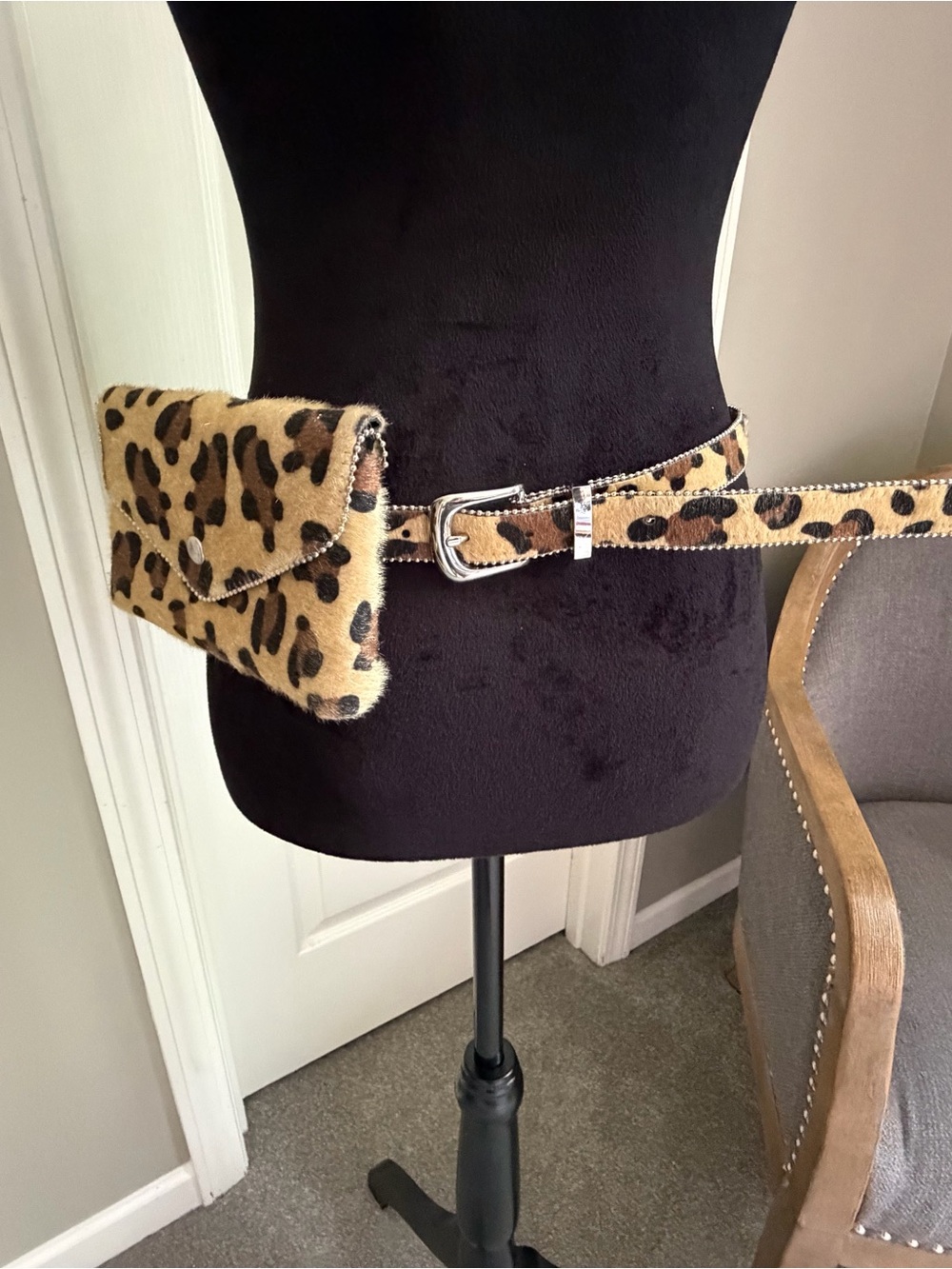 Leopard Print Belt Bag - Women Accessories